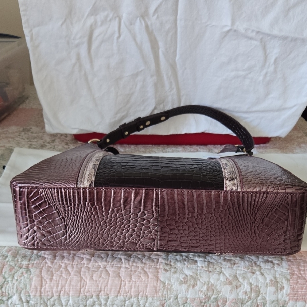 Brahmin Tabitha Shoulder Bag in Mellow Rose Jessamine. NWT RARE - Picture 9 of 16